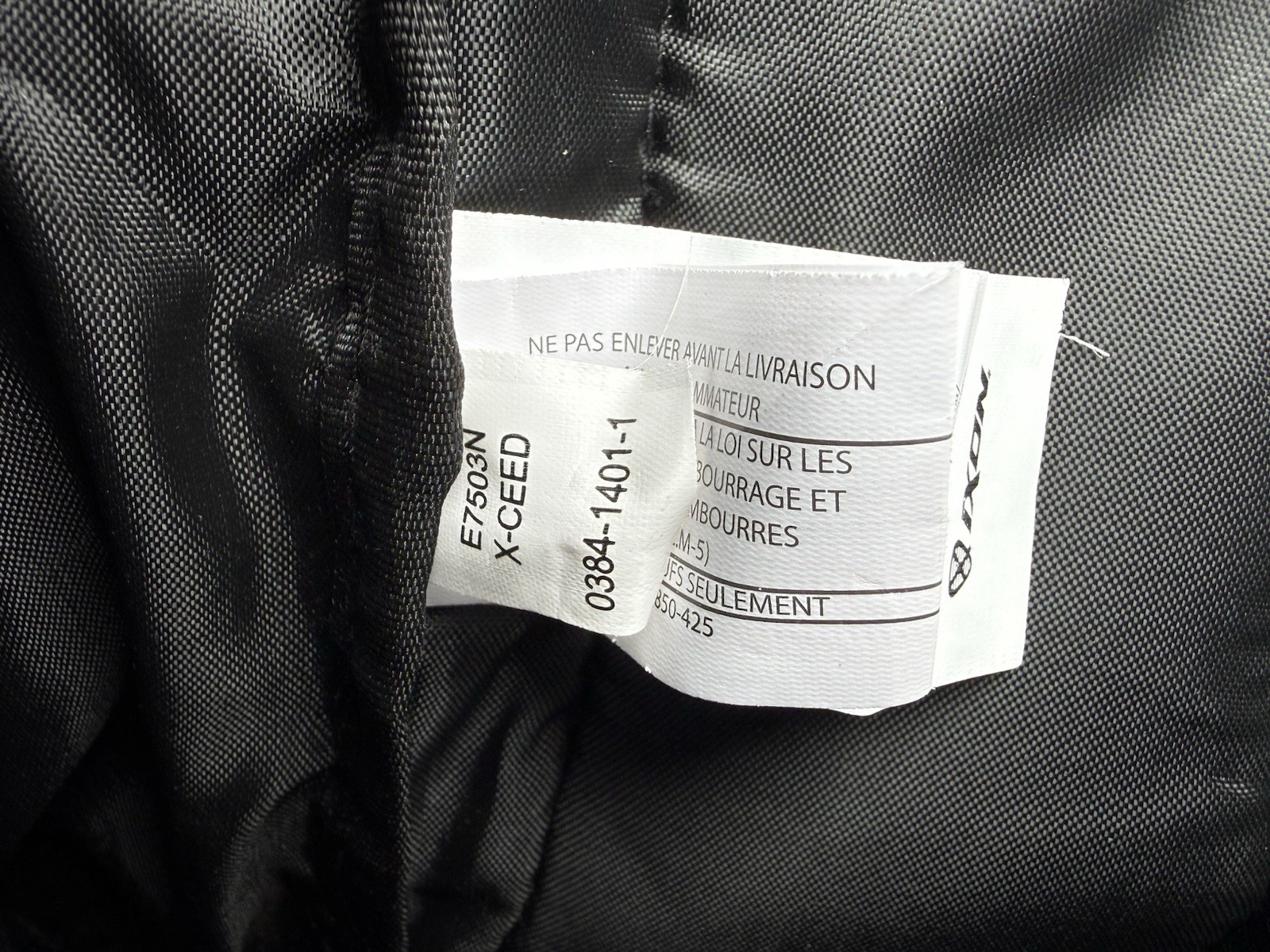 Ixon X-Ceed Motorcycle Backpack Fabric Travel Iron Black / Grey 40L