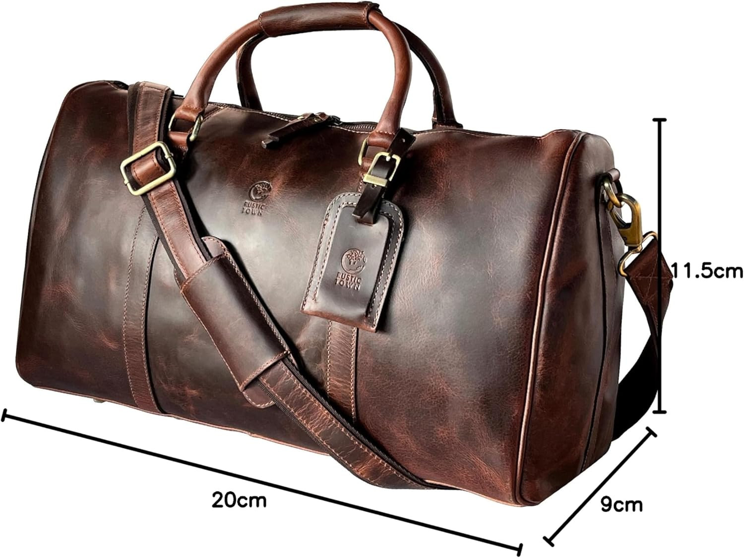 Stylish Men’s Leather Duffle Bag – Perfect for Weekend Getaways