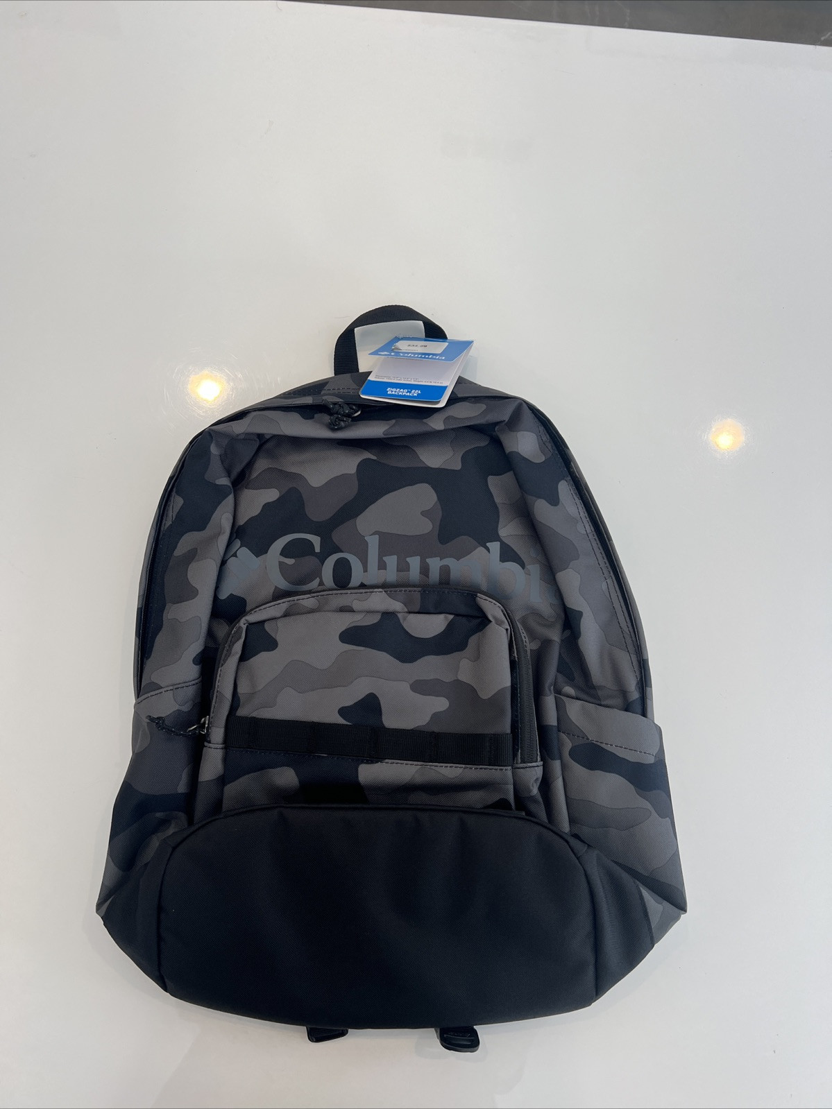 $55 Columbia Zigzag 22L Camo Backpack Spell Out Unisex With Tags School Hiking