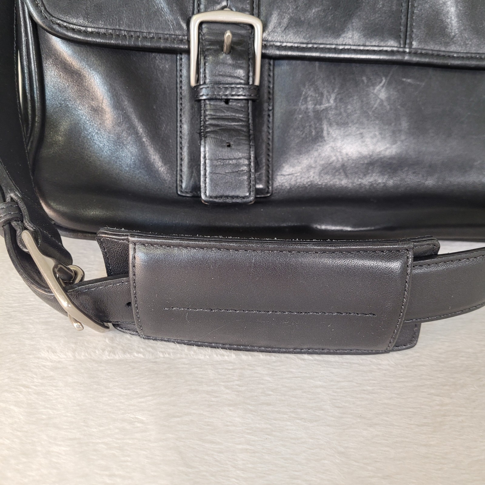 Coach Metropolitan Briefcase laptop Messenger bag black leather J053-6455