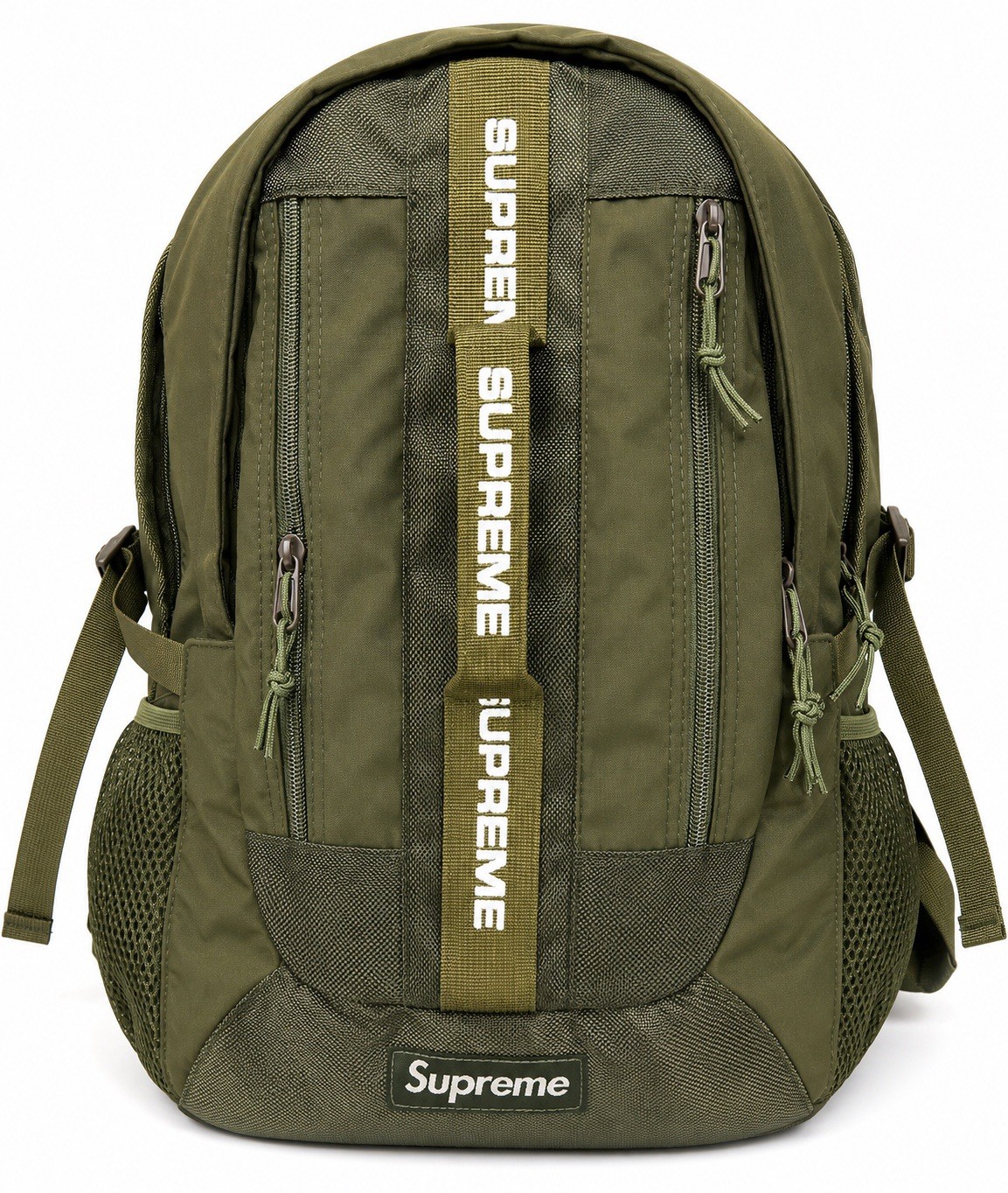 Supreme Cordura Backpack Olive Green Logo Utility Daypack NWT