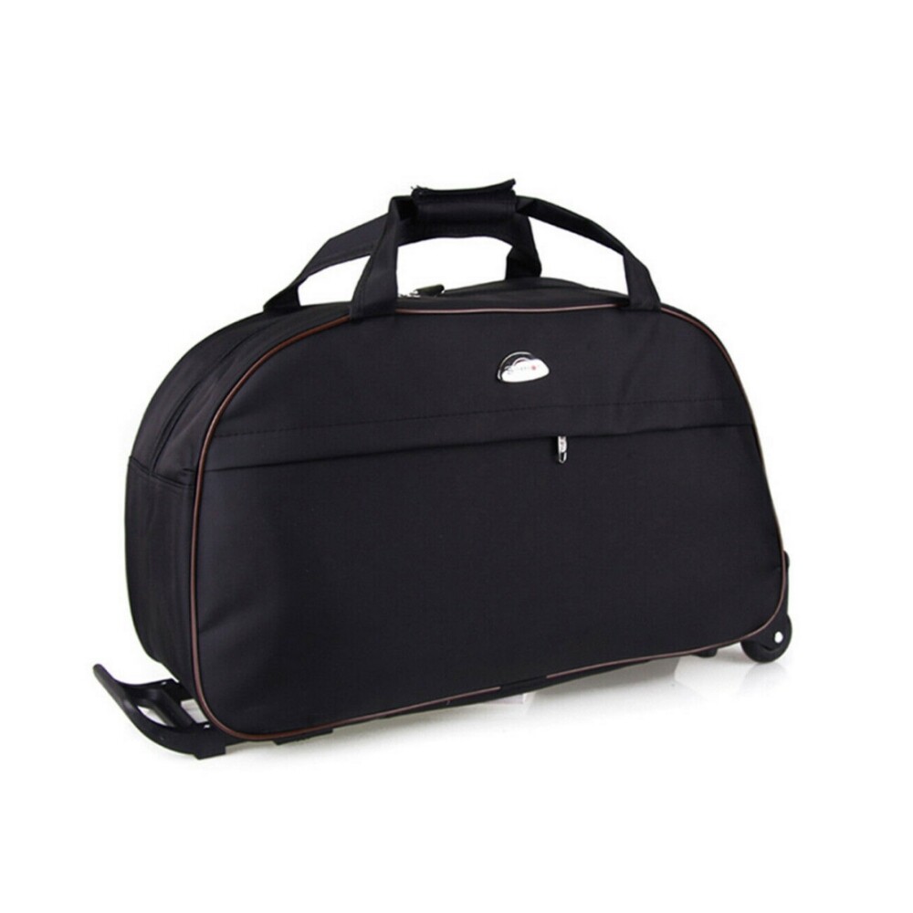 24″ Wheeled Rolling Duffle Bag Oxford Waterproof Carry On Travel Trolley Luggage