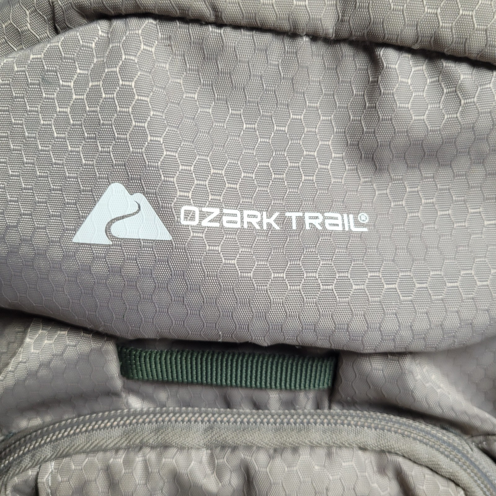 Ozark Trail Denton 20L Backpack Gray Beige Hiking Daypack Laptop School Travel