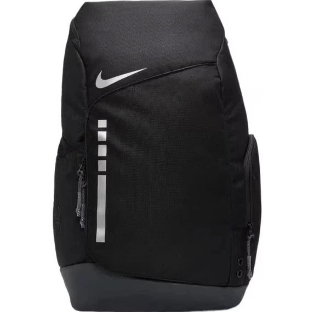 Nike Black Backpack Reflective Stripe Inner/Outer Pockets Zip Buckle Large