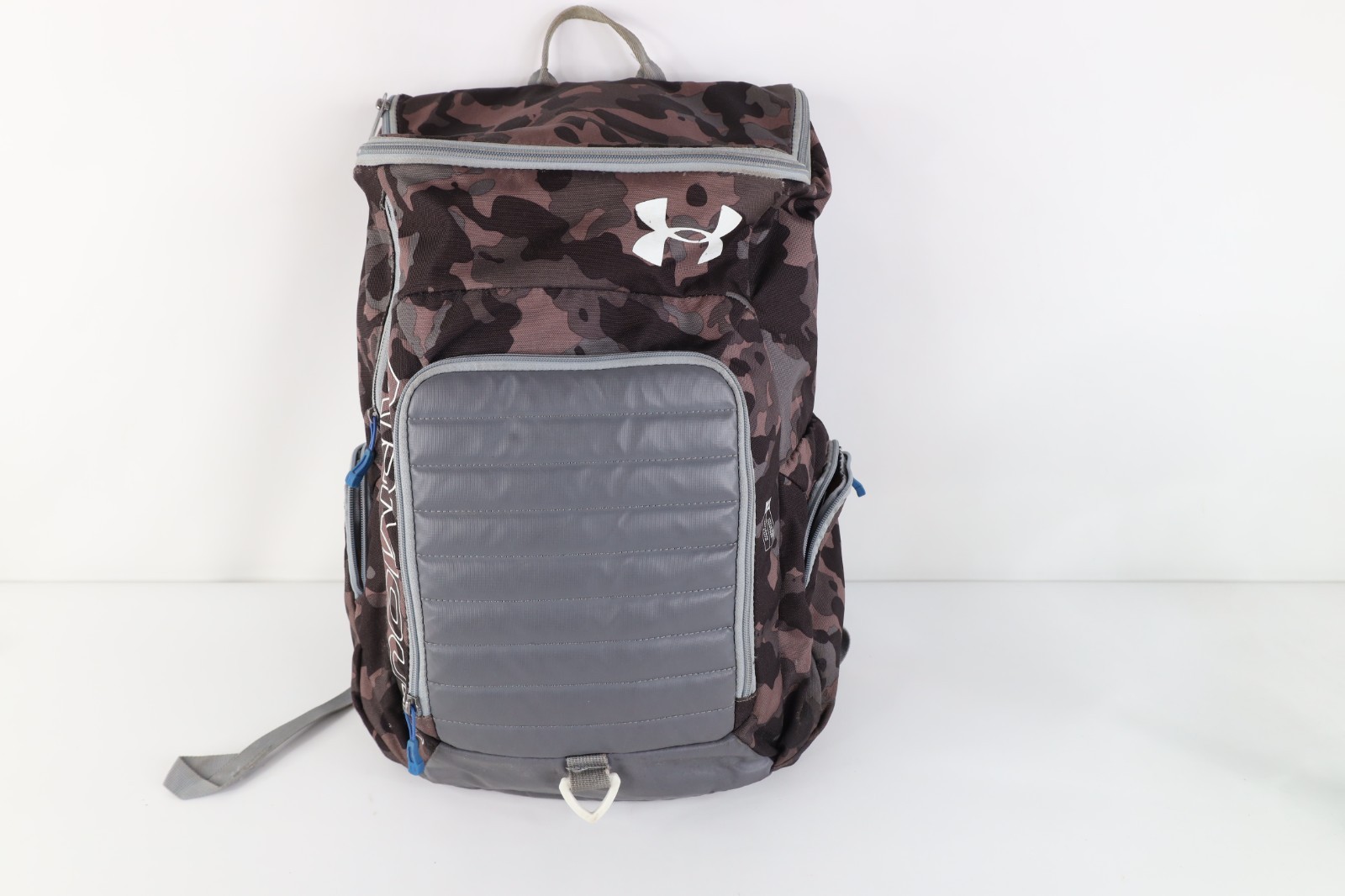Under Armour Distressed Camouflage Top Loader Rucksack Backpack Book Bag Pack