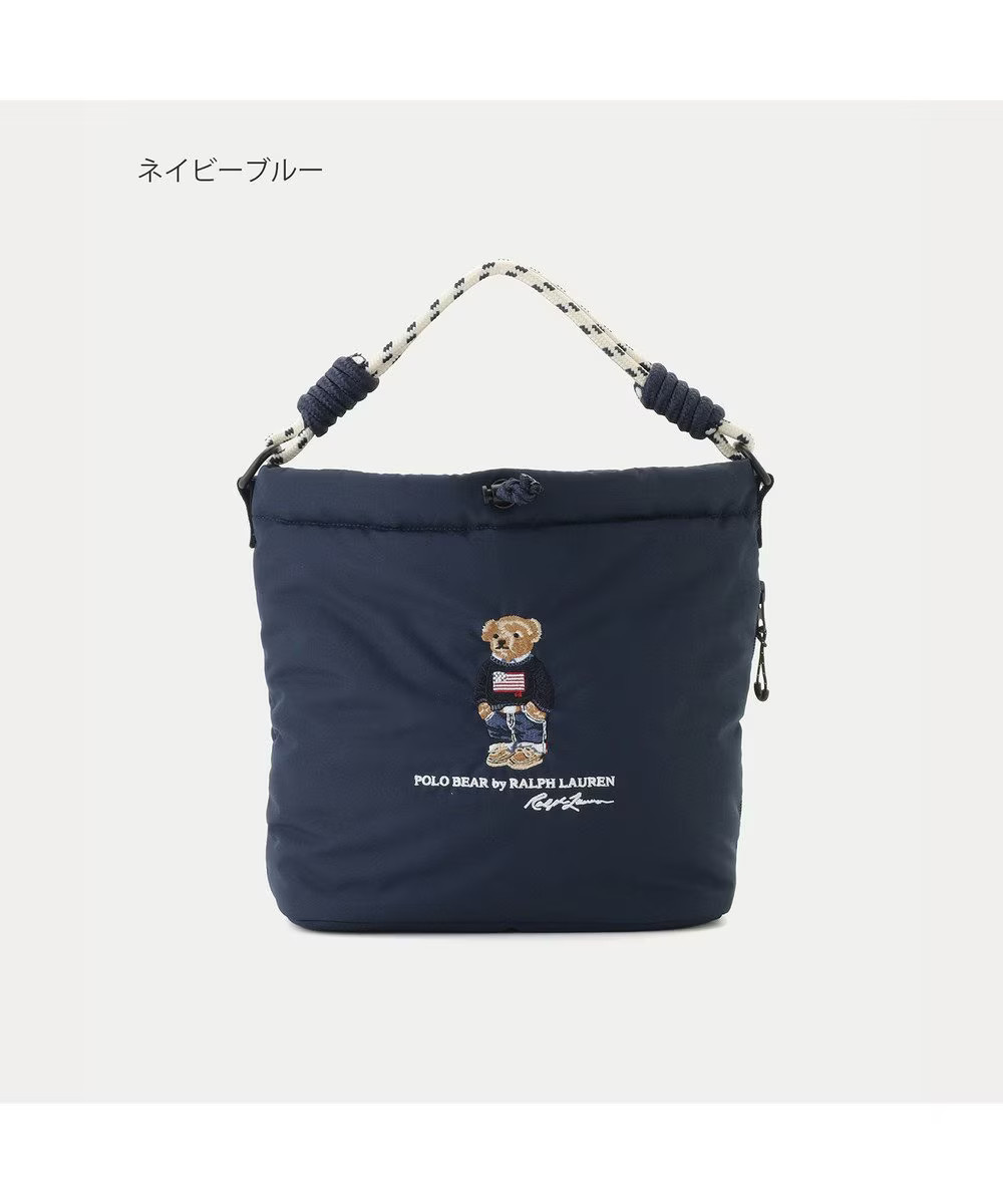 POLO RALPH LAUREN Rain Bag Shoulder bag Flag Bear Polo Bear One-Point Plain