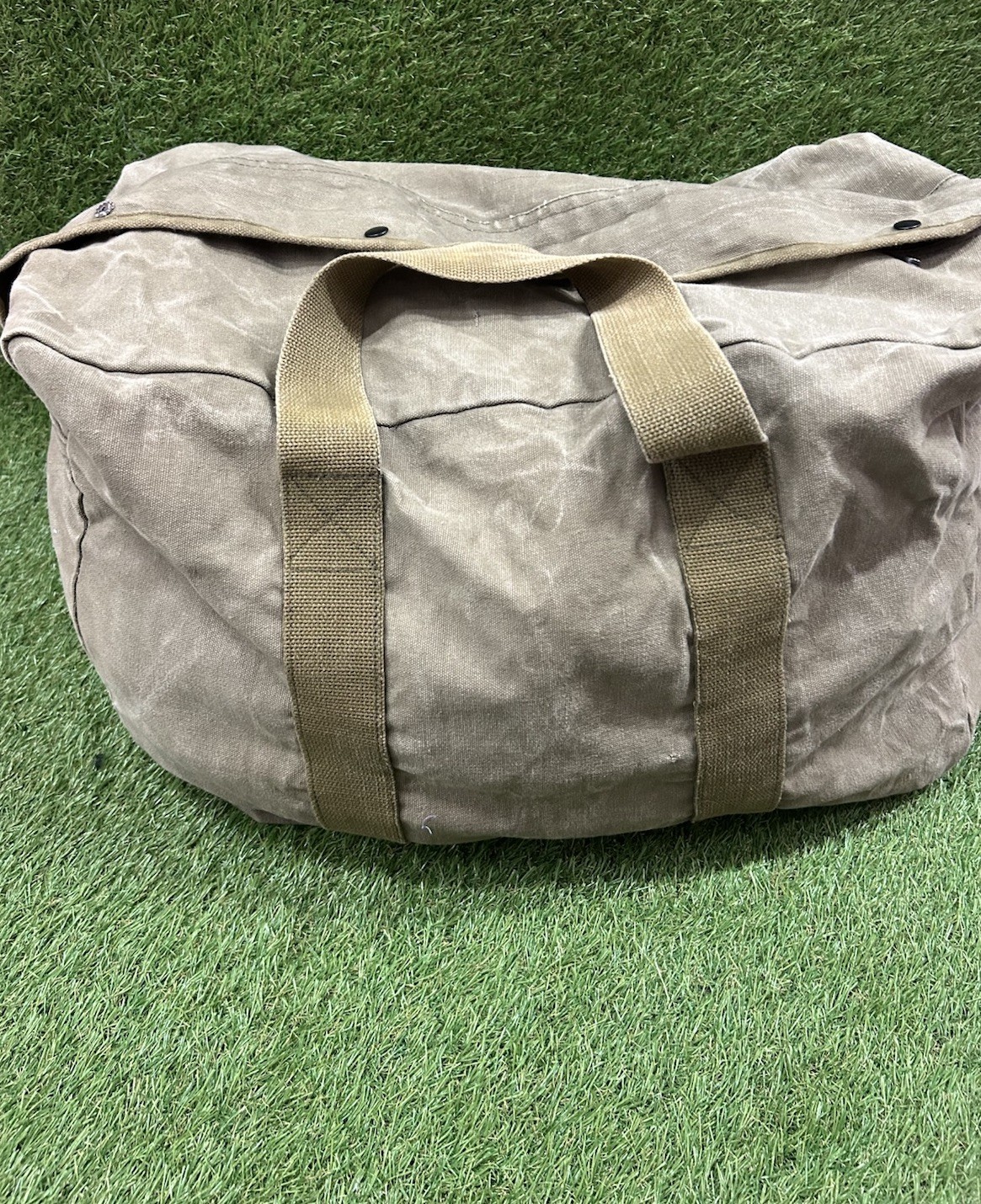 Vintage Heavy Canvas Cargo Bag Tactical Cotton Large Military 24×14 ROTHCO?