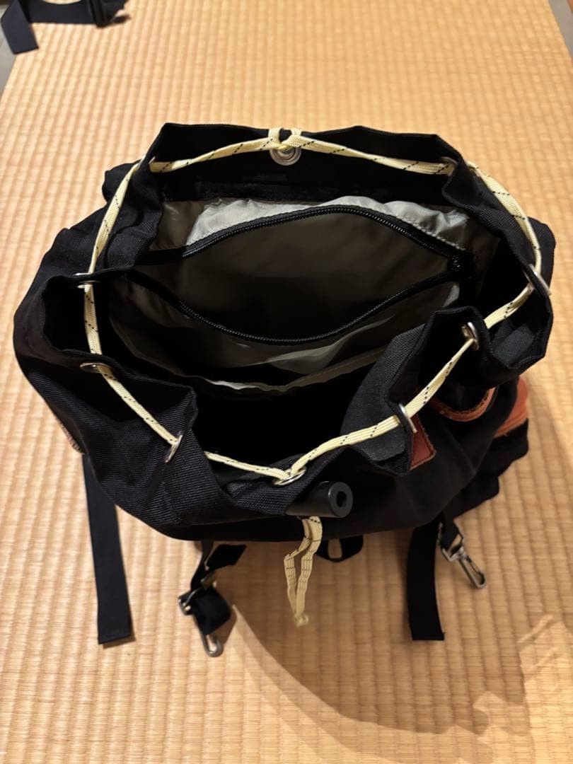 BEAMS + KELTY Backpack in Nylon, Black, Solid Color