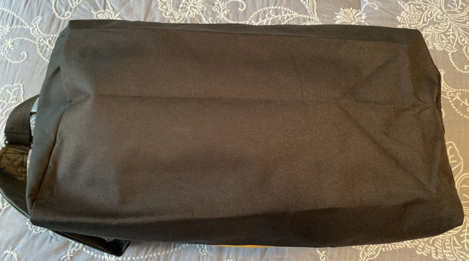 Montecristo Cigars Medium Heavyweight Duffle Bag in Yellow and Black, 18″ x 10″