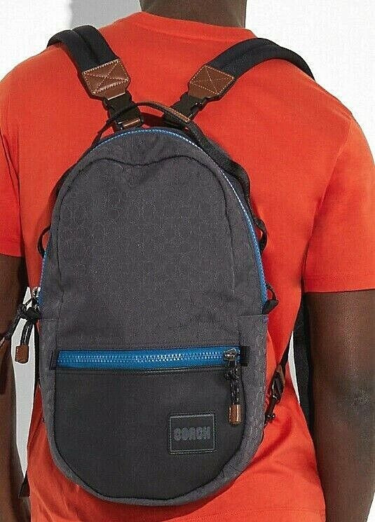 COACH Reversible Pacer Backpack In Signature Cordura Fabric With Coach Patch