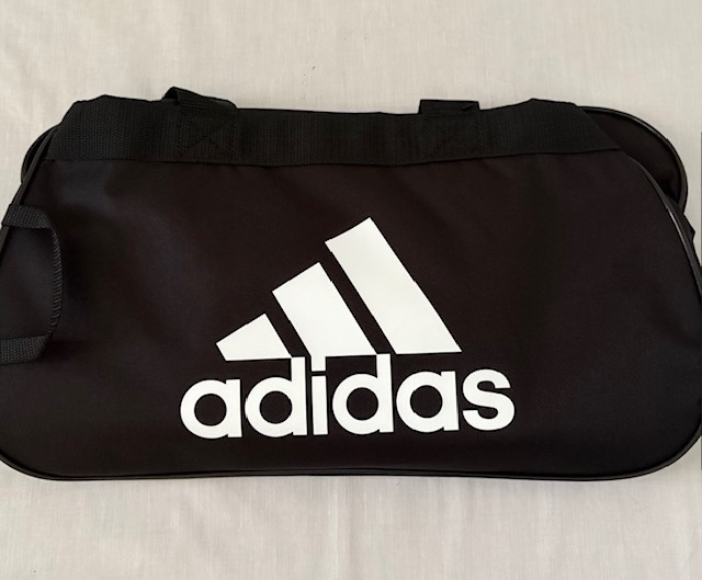 Adidas Diablo Small Duffel Black Fits Gym Locker Lifetime Warranty LP 11038