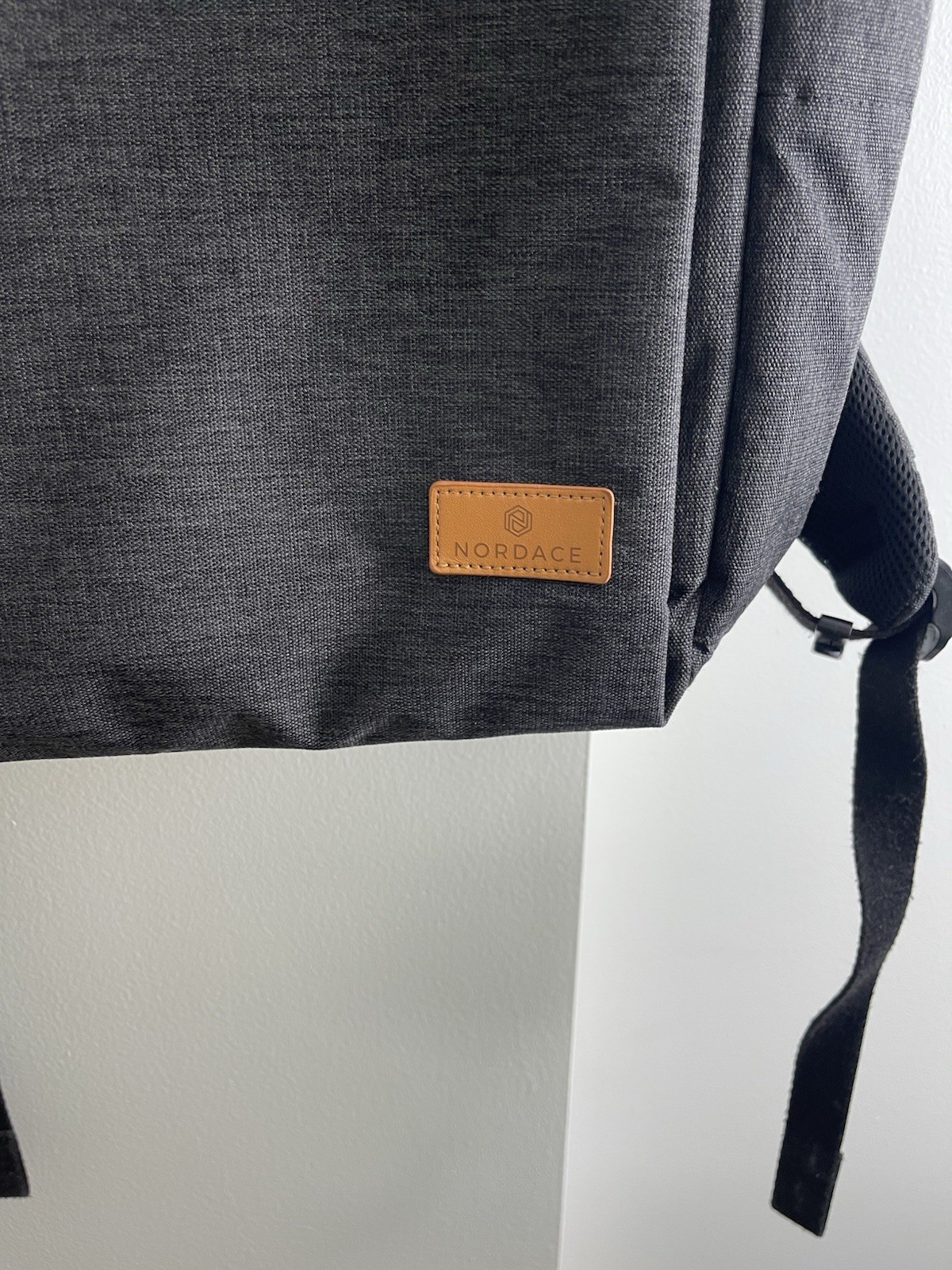 Nordace Dark Gray Backpack USB Charging Port, Compartments, Padded, Lightweight