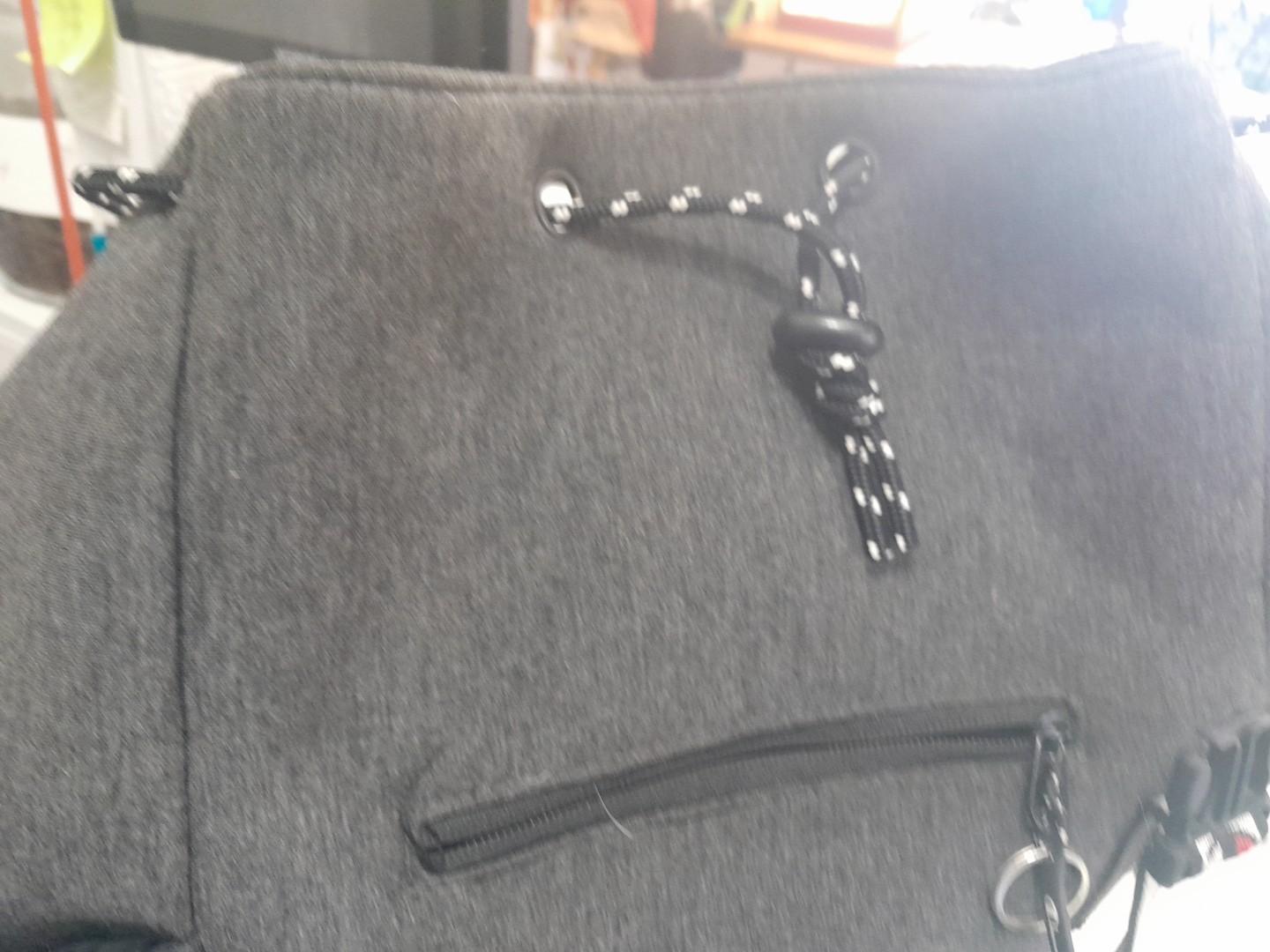 Champion Back Pack Very Nice Preowned Condition Gray READ Has 1 Small Flaw