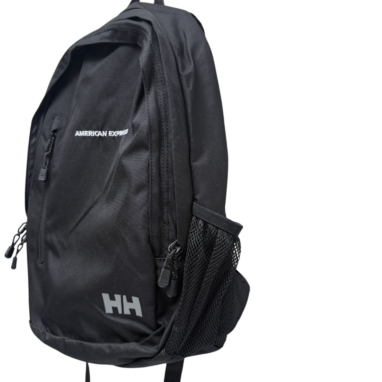 Helly Hansen Backpack Black Bag American Express Logo Laptop School Travel