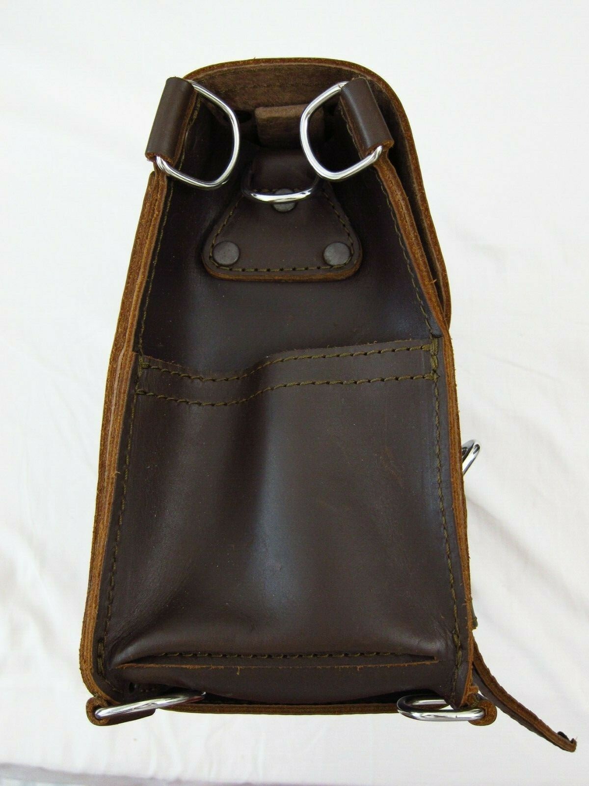 Saddleback Leather 12″ SMALL CLASSIC BRIEFCASE Suede Lined 2-Rivet DCB