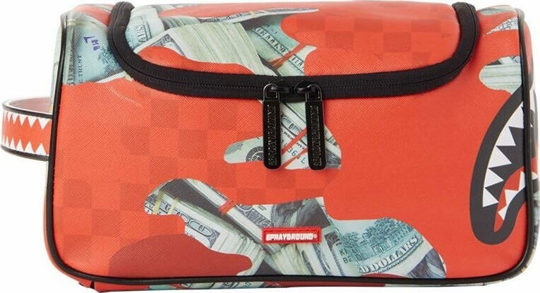 Toiletry Bag Hanging Pouch Sprayground Panic Attack Sharks In Paris New B3276