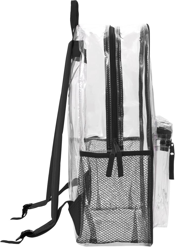 Trail maker Clear Backpack Heavy Duty with Padded Straps