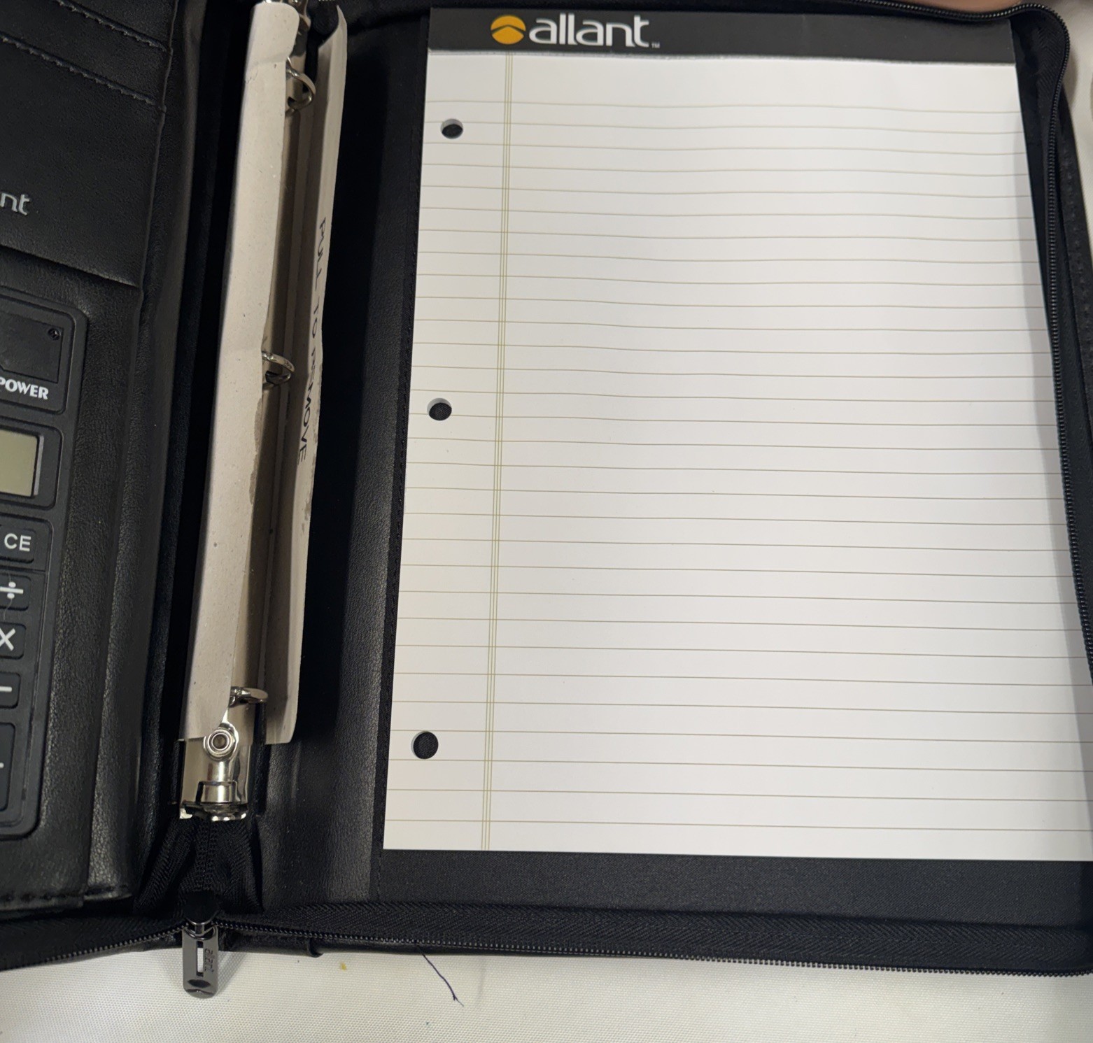 Allant Black Leather Briefcase 11.5 X 13