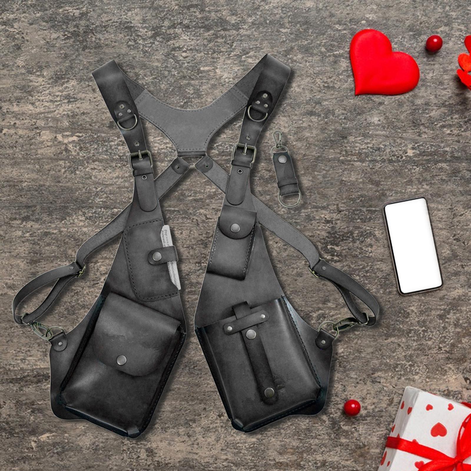 Hidden Underarm Shoulder Bag Mobile Phone Bag Travel black