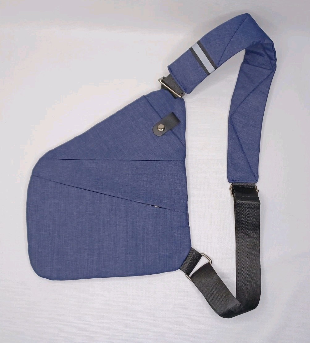 Unisex Crossbody Anti Theft Travel Bag For Women & Men New Blue