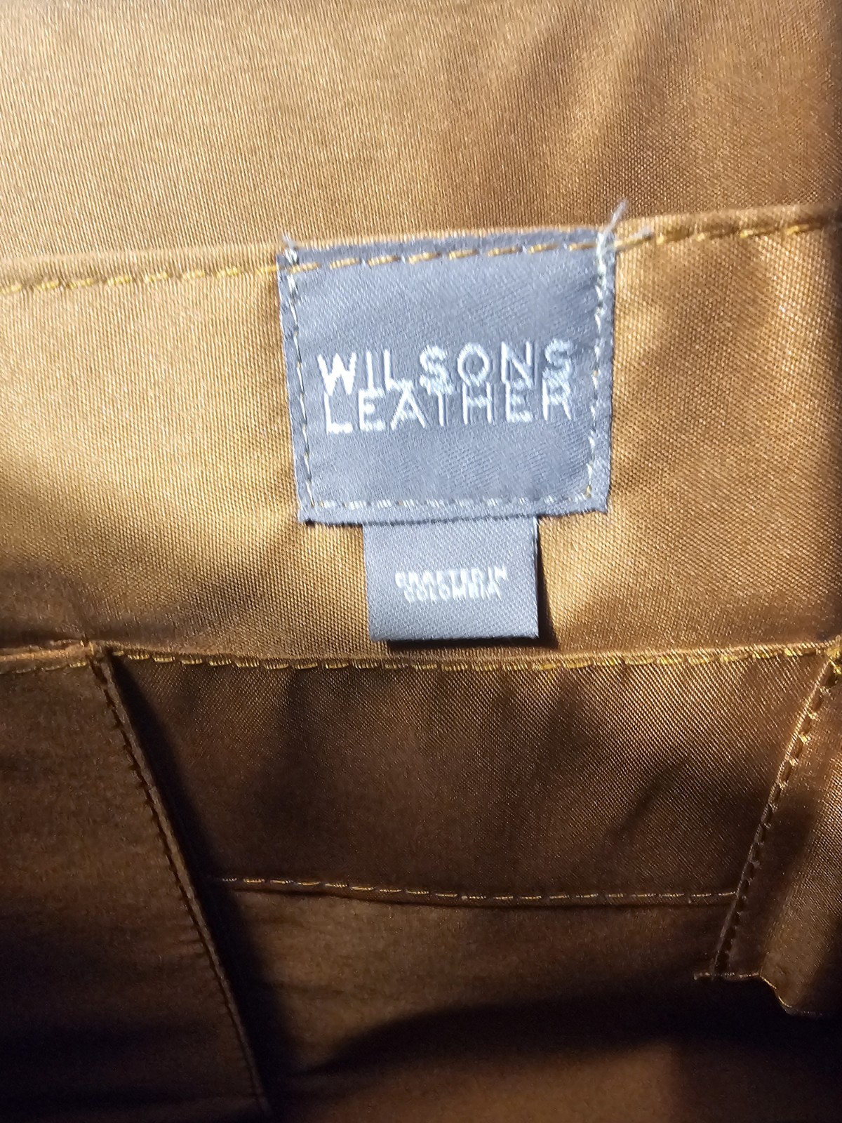 Wilson’s Leather Briefcase-Messenger Bag Cognac Brown-Genuine Leather Colombia