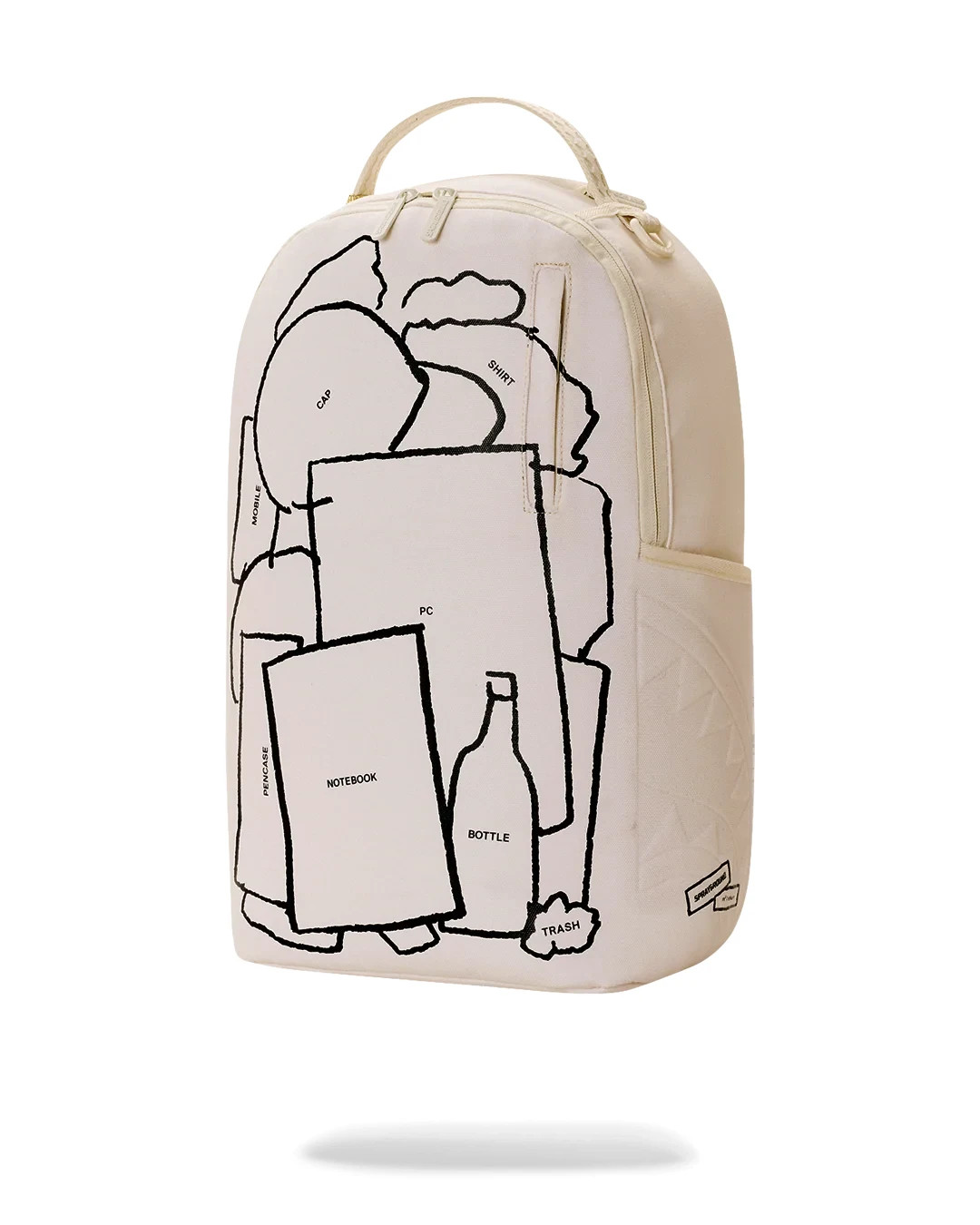 Sprayground ENMUI INWARDS LIGHT Backpack🔥New Black Large Bookbag School Bag