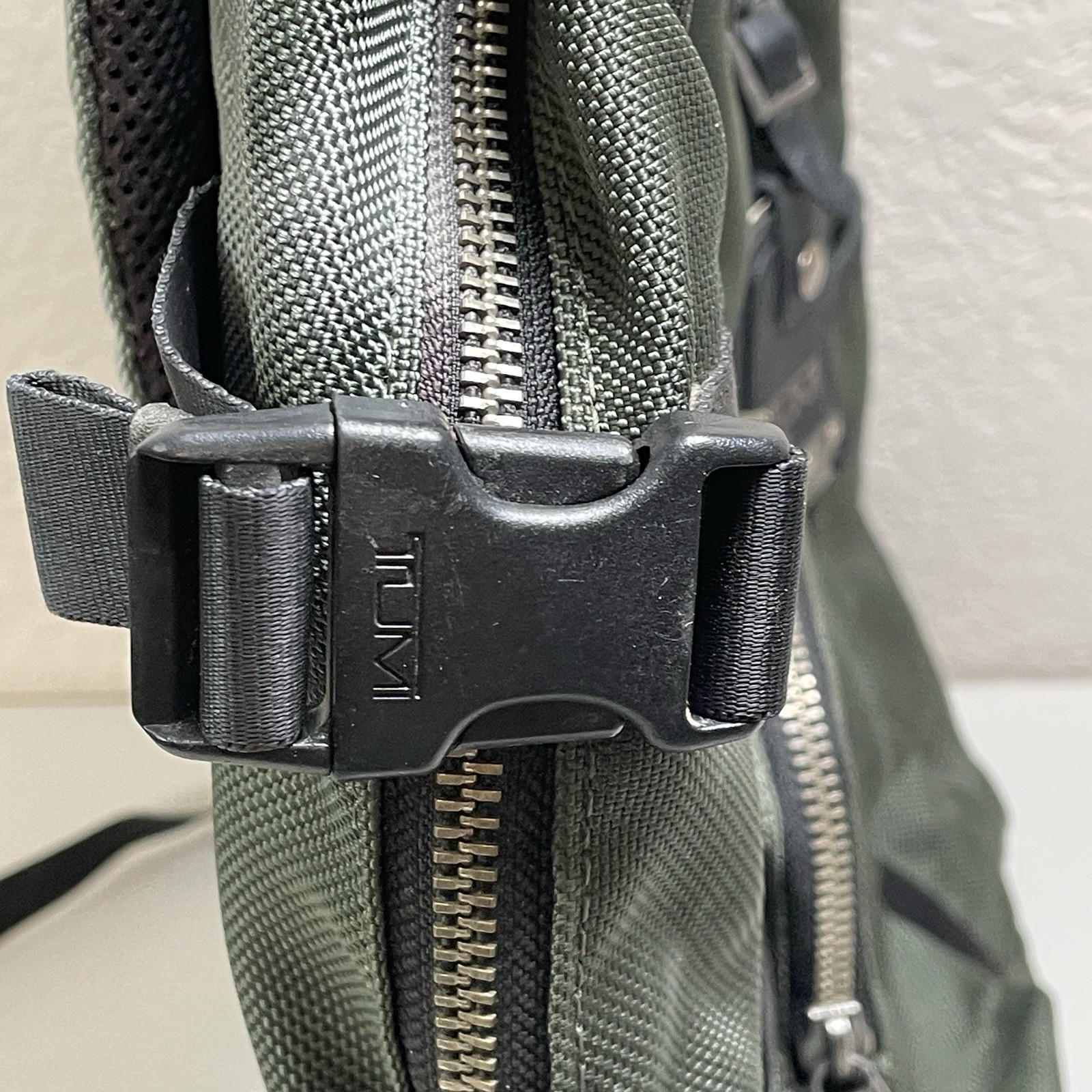 Tumi Alpha Bravo Lejeune 2 Way Backpack – 22380SPH – Green **Flaw Read**