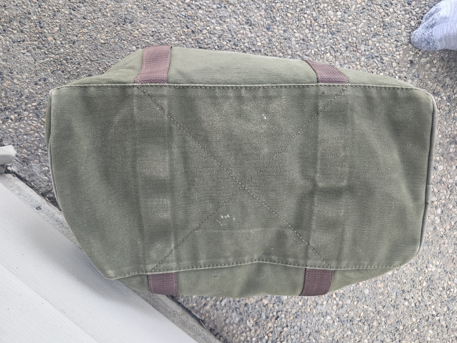 Duluth Pack Small Duffle/Bag Grab Handle, Olive Green
