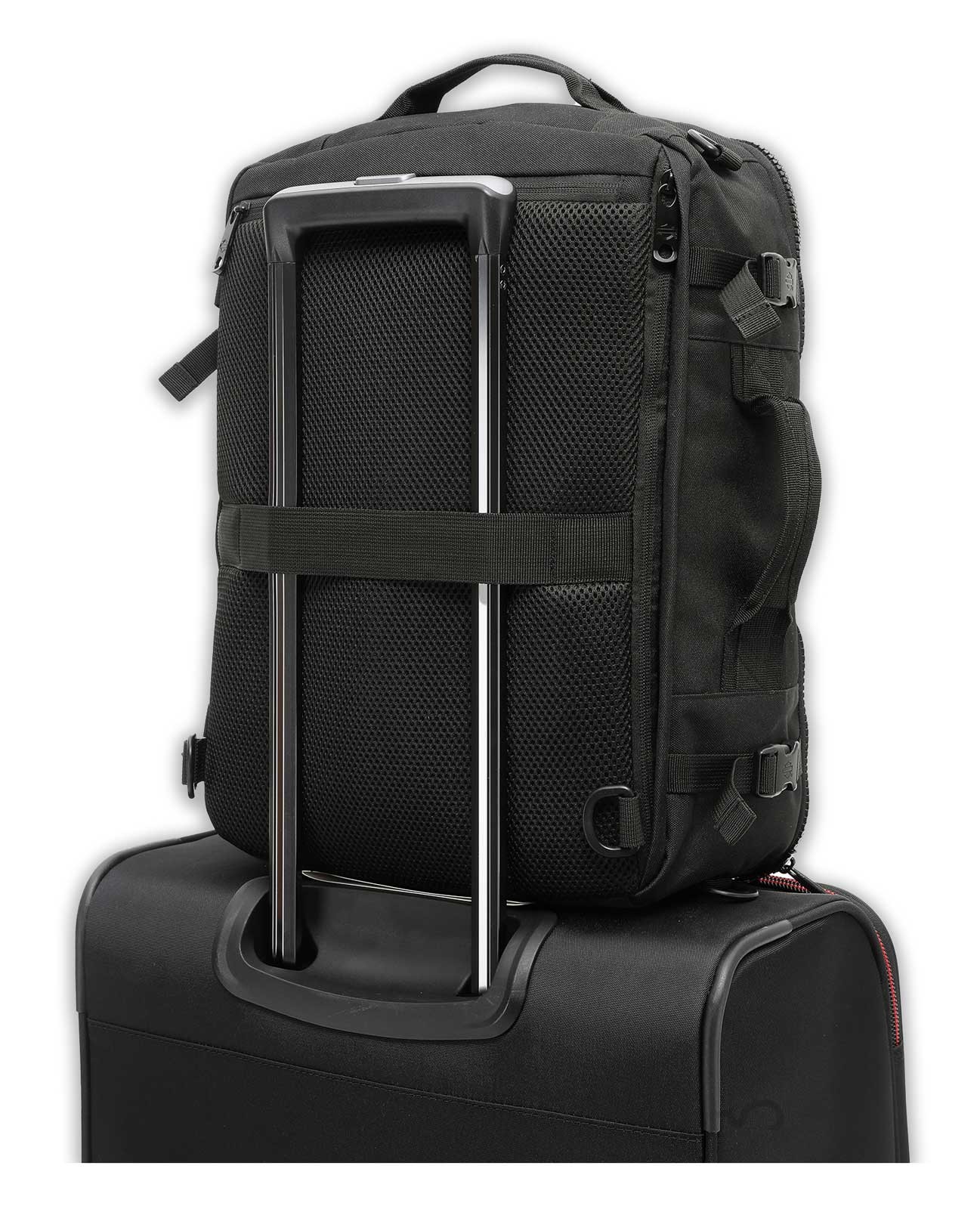 Harley-Davidson Reflective Bar & Shield Mega-Pack Carry-On Backpack, Black