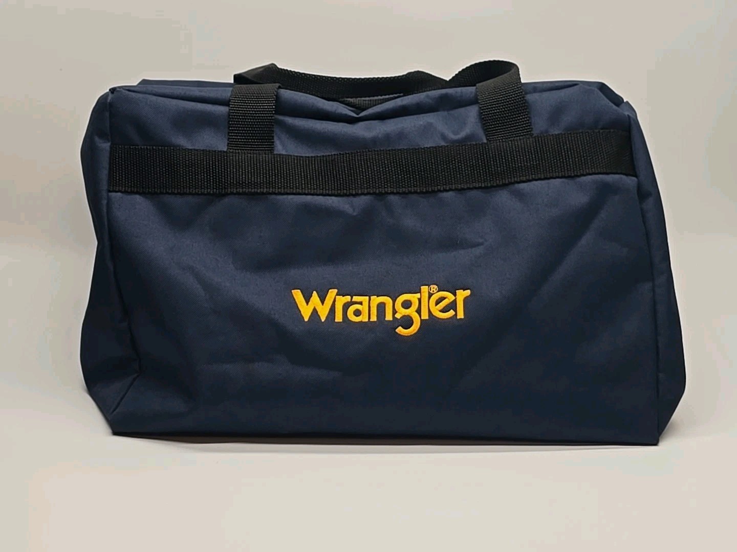 Wrangler Tractor Suppply Tote Bag Pro Duffle Case Western Cowboy Navy Blue