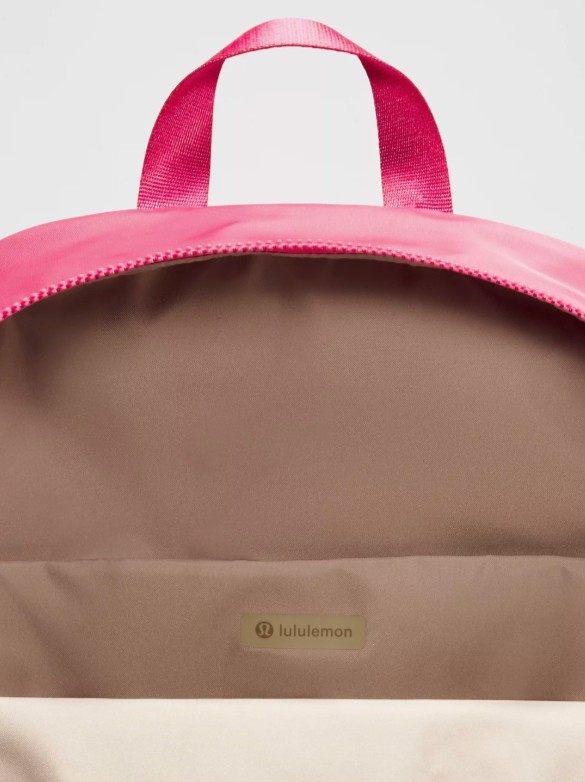 Lululemon Everywhere Backpack 22L Raspberry Coulis Sheer Oak Travel Laptop Bag