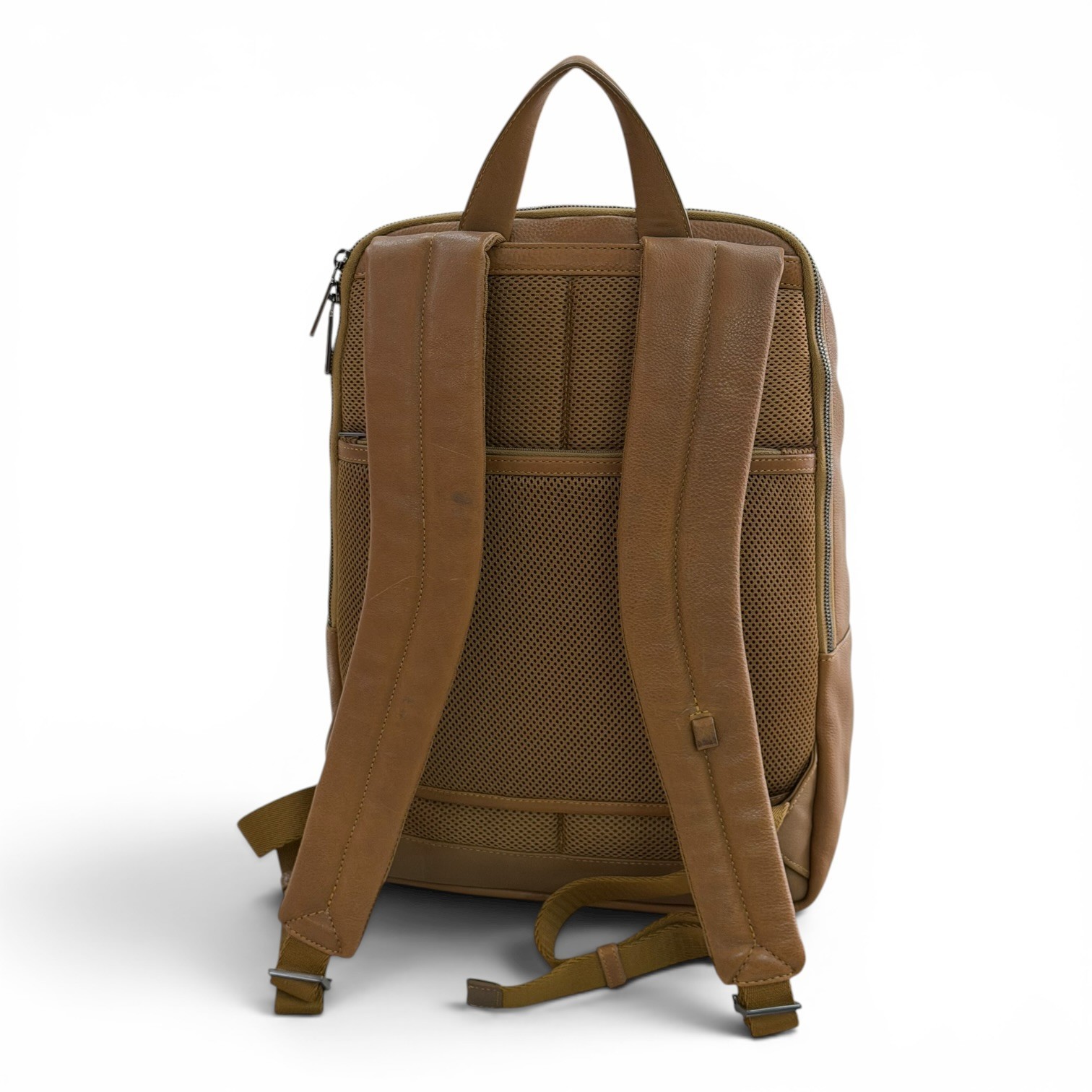 PIQUADRO men’s backpack leather backpack with computer made in Italy notebook