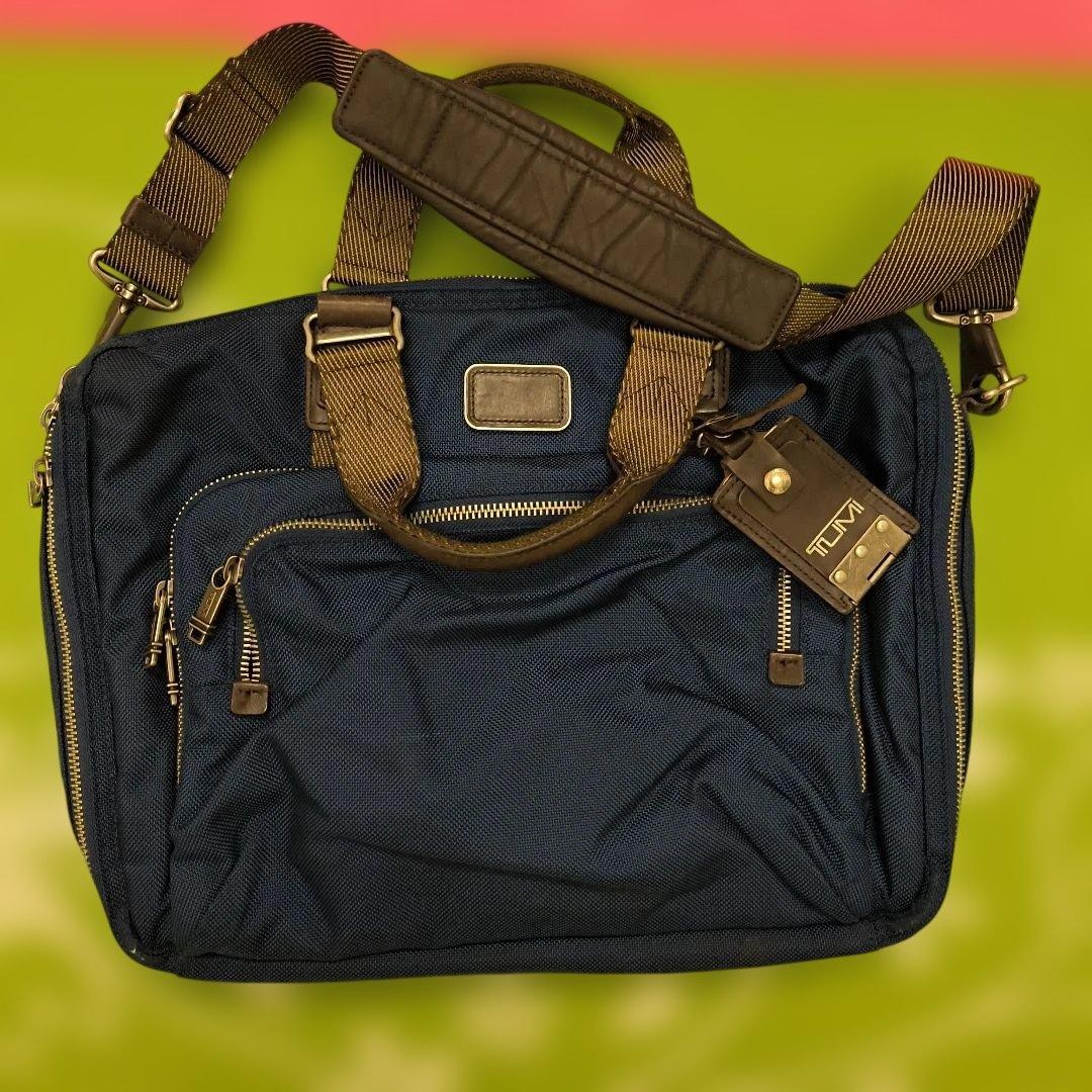TUMI Business Bag ALPHA BRAVO Navy