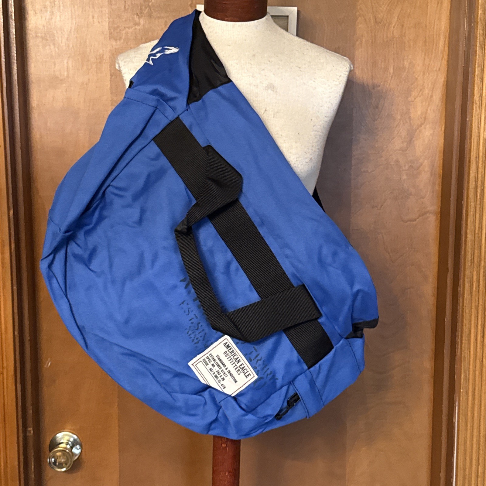 American Eagle Duffle Bag Blue AE Breakaway Crossbody