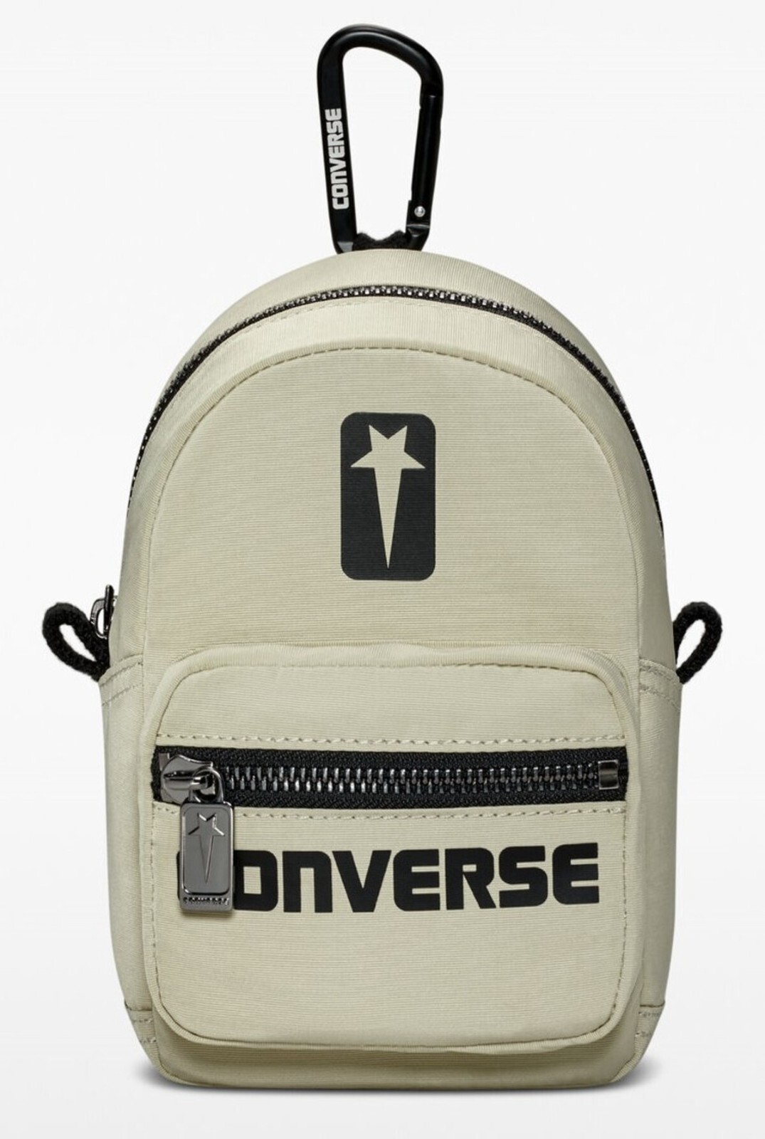 RICK OWENS DRKSHDW x Converse ‘MINI Backpack’ Shoulder & Arm Straps Gry/Blk NWT!