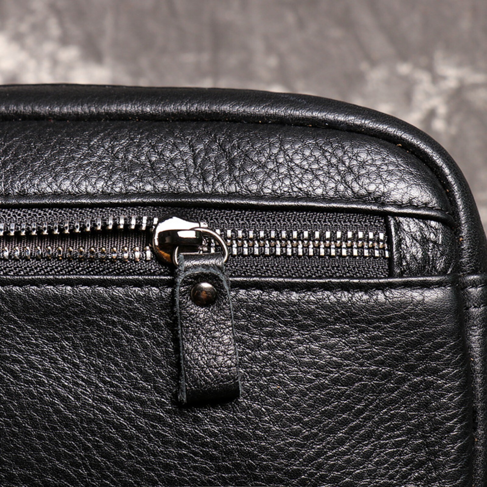 Mens Genuine Leather Wristlet Bag Travel Clutch Organizer Small Pouch Wallet