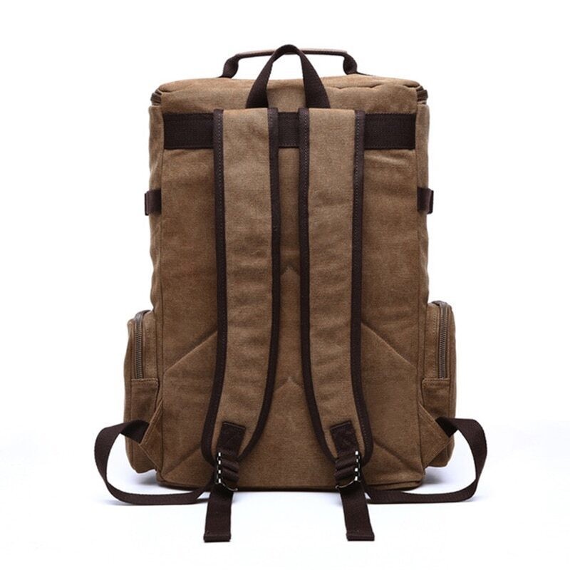 2026 New Men’s Canvas Backpack School Bag Travel Bags Laptop Bag High Qualit