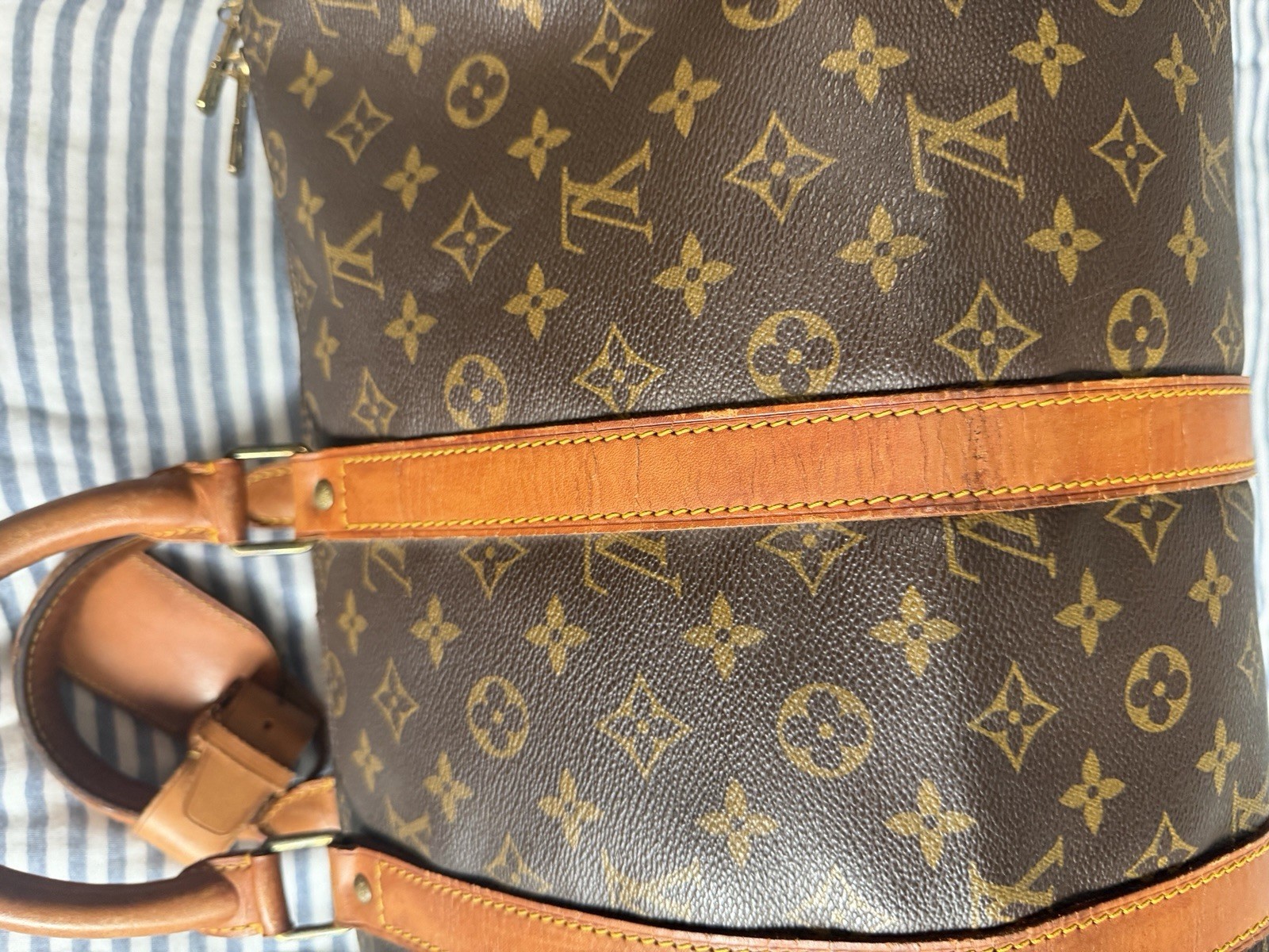 Louis Vuitton Monogram Keepall 45 Boston Bag Travel Bag