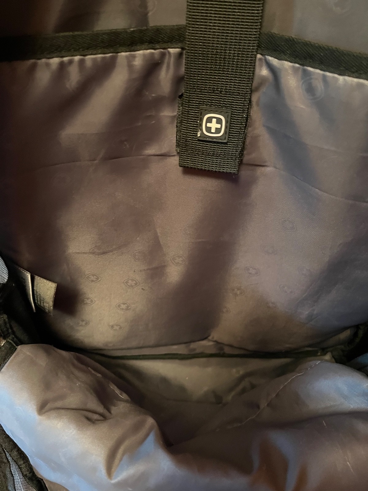 Large Swiss+Gear Gray/Black Backpack
