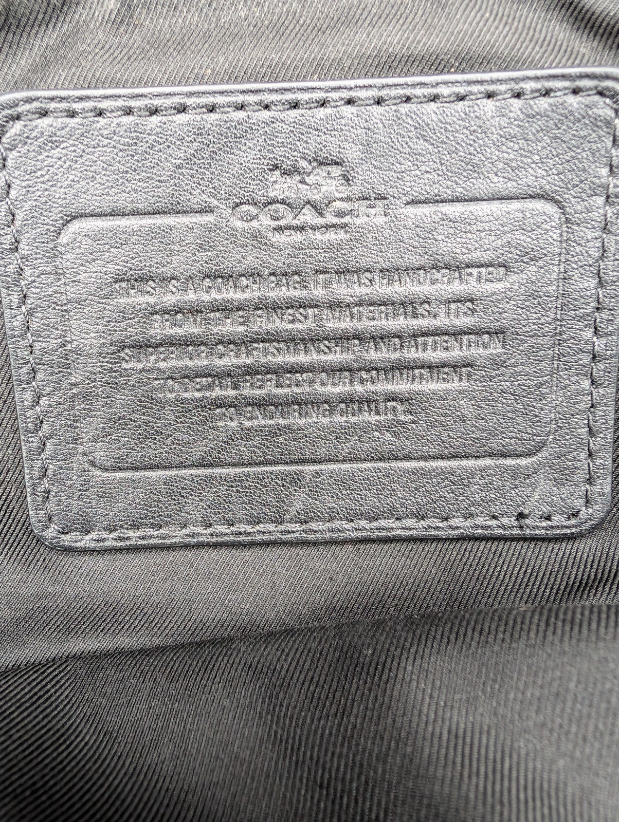 Coach Bleecker Backpack Rucksack Soft Leather Faded Black Timeless Vintage Bag
