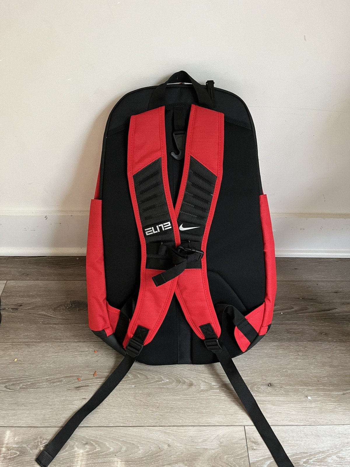 Nike Hoops Elite Pro Max Air Basketball Backpack Red/Silver Black BA5554-657