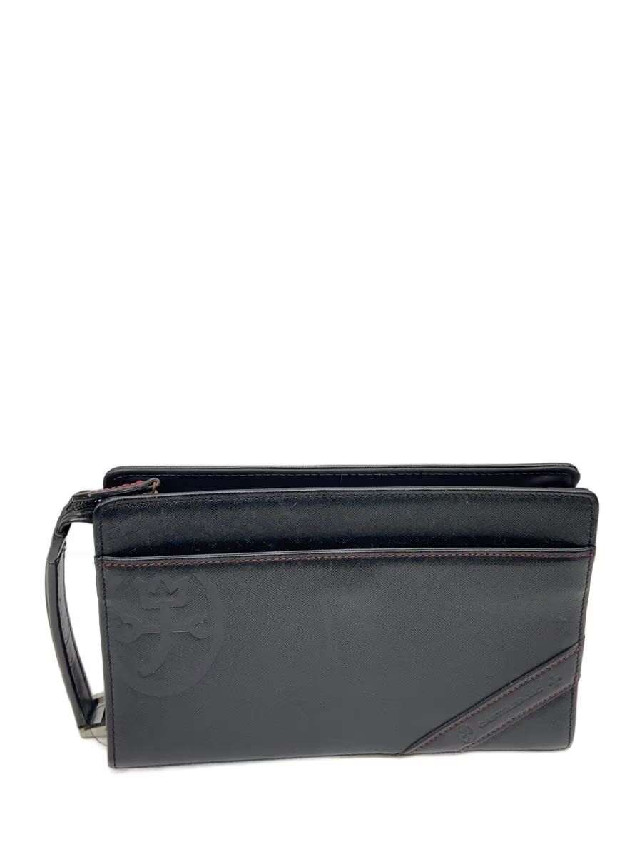CASTELBAJAC Leather Second Bag, Black, Solid Color, 071204