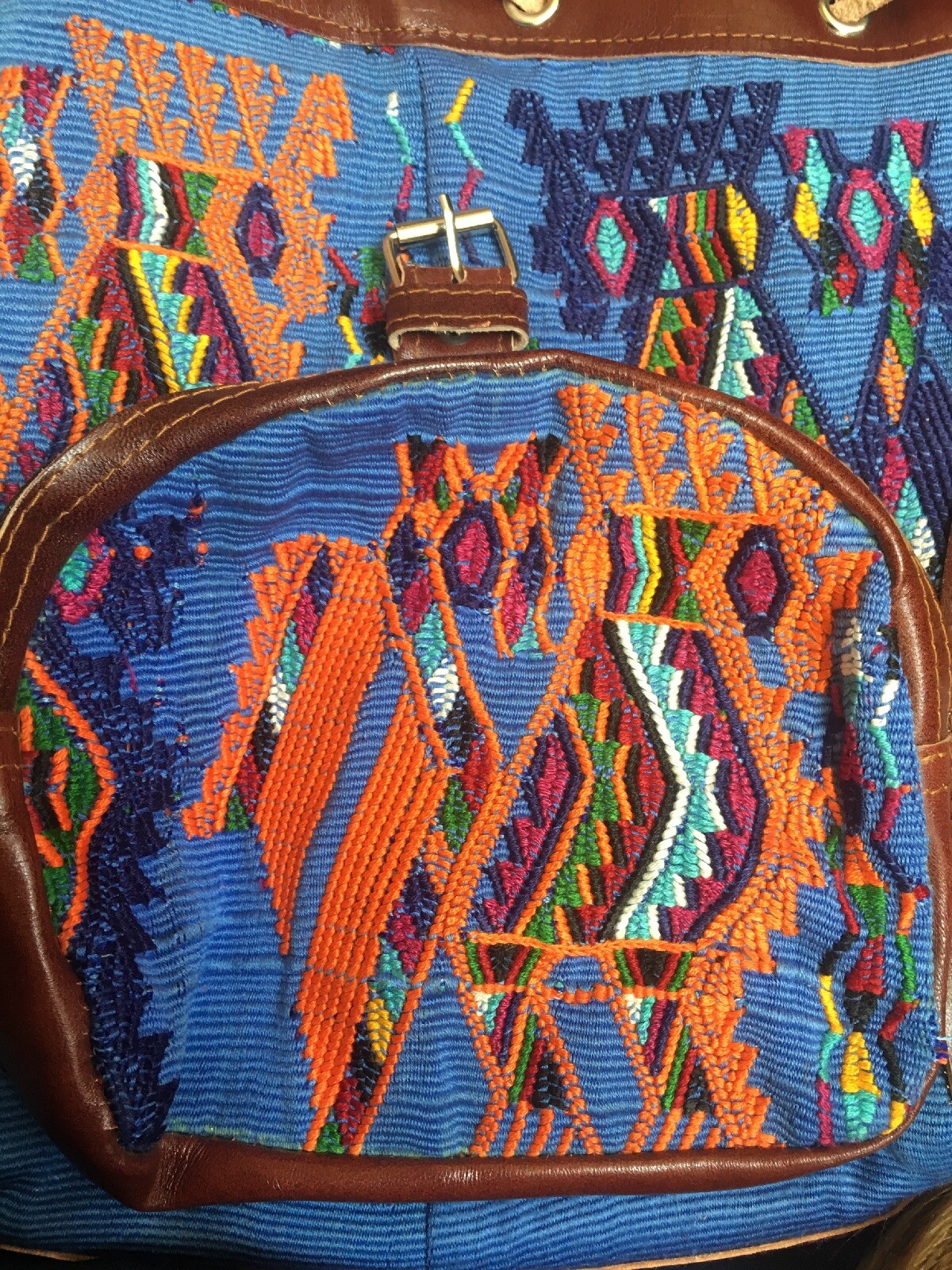 Large Handmade Guatemalan backpack