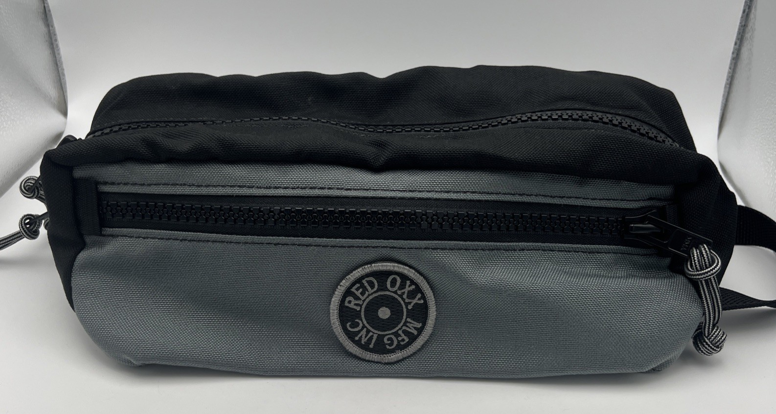RED OXX Nomad Shave Kit Toiletry Bag Black/Grey Bag Only