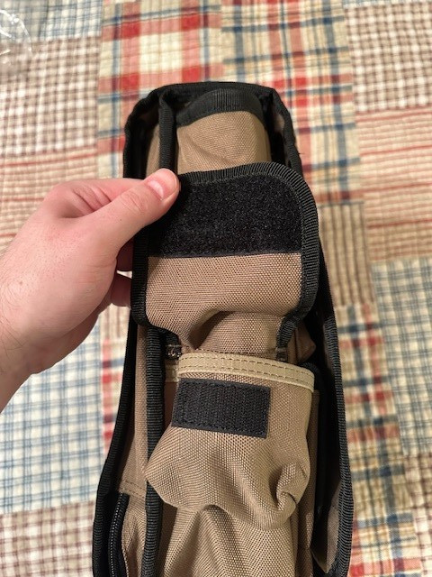 Duluth Trading Company Large Brown and Black Canvas Messenger Bag NWD