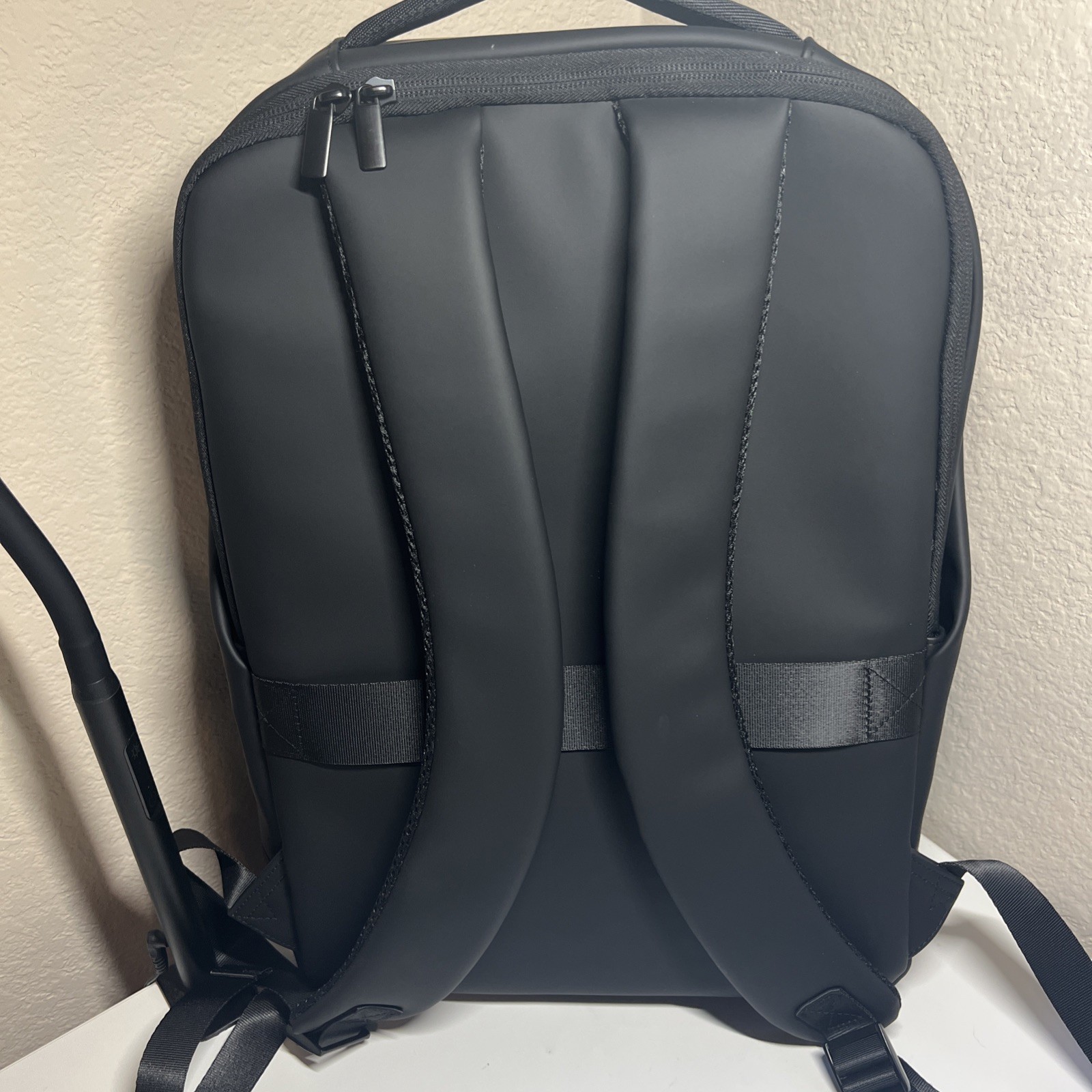 KLON Matte Coated Black Backpack Japan Minimalist Water-Resistant