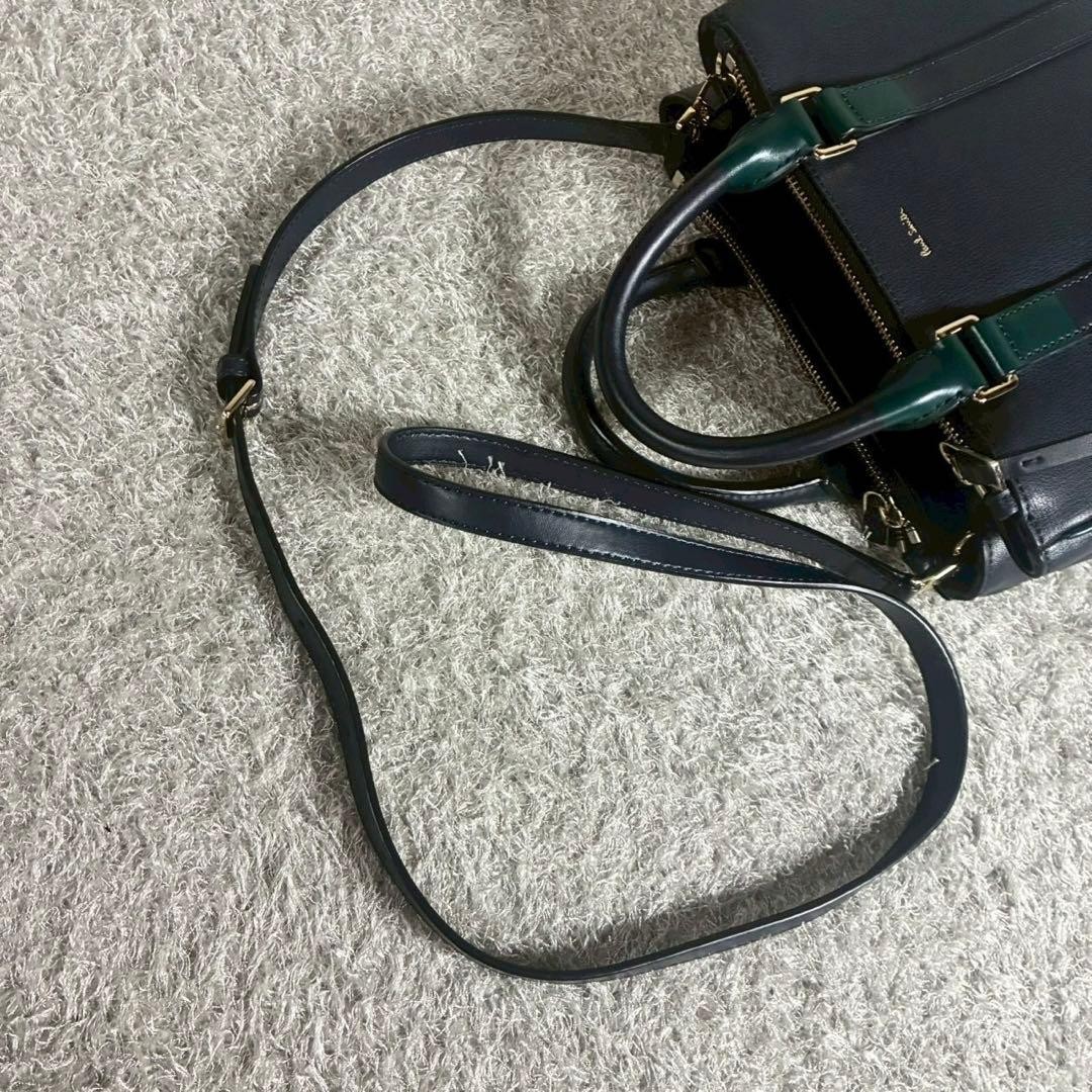 Very Good Condition Paul Smith Print Stripe 2way Shoulder Bag Crossbody Bag