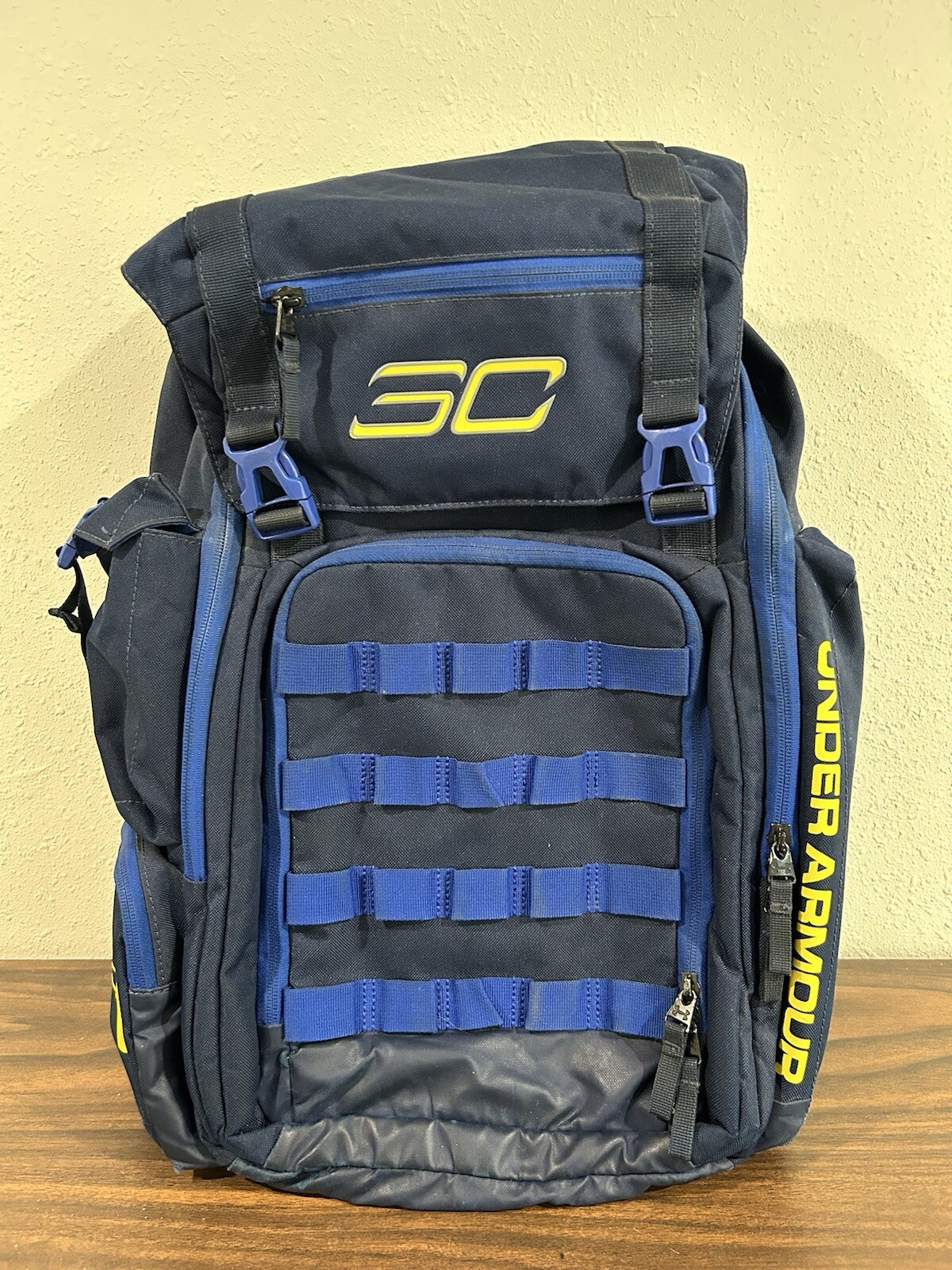 Under Armour UA Steph Curry Storm SC30 Backpack Undeniable Blue Large NBA Bag