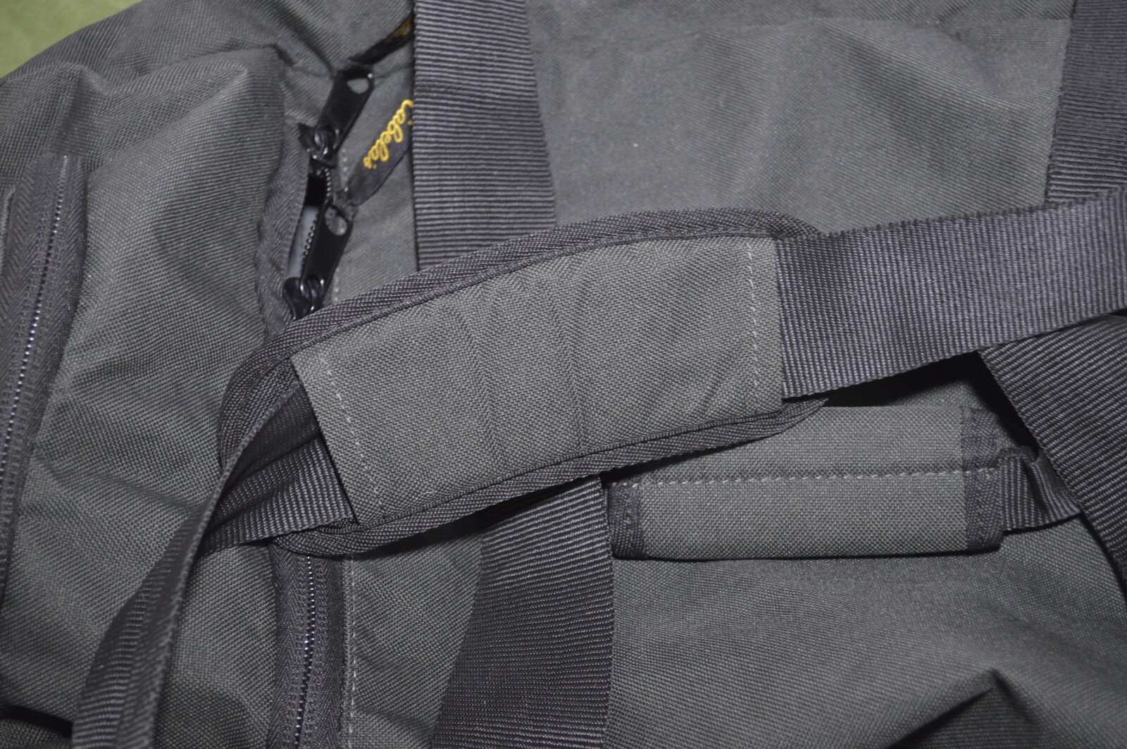 CABELA’S LARGE BLACK CANVAS FIELD DUFFEL HUNTING CAMPING BOATING 35 Inches