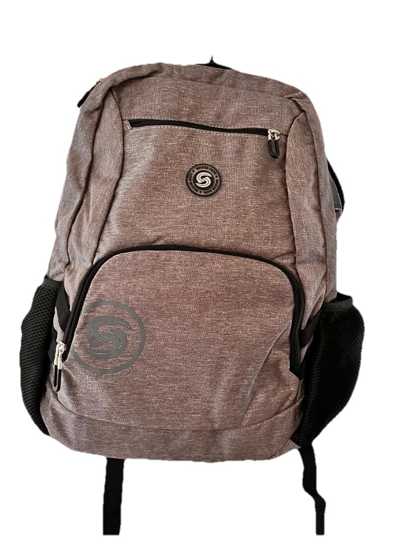 NWT SOLDIER KNIFE CANVAS COMPUTER BAG GRAY BACKBACK NEW